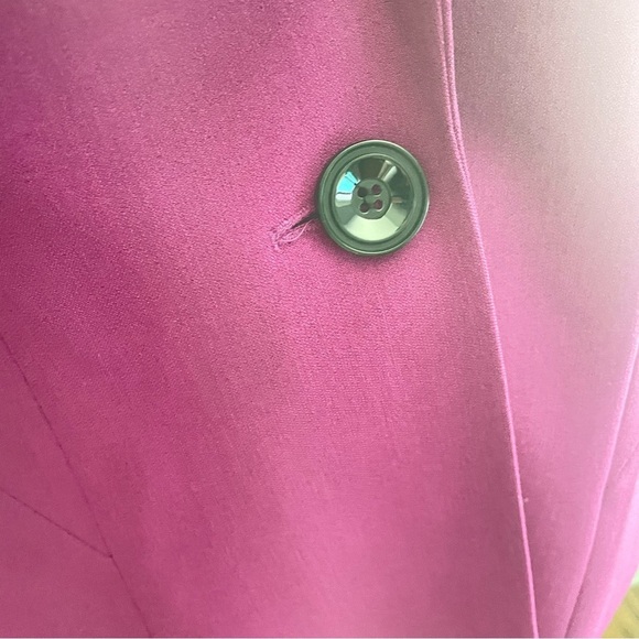 Jones Studio Women's Vibrant Magenta Blazer Size 8 - Picture 2 of 6